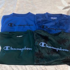 Set of 4 Champion PerformanceShort Sleeve Tech Athletic Tee XS (5-6 years)